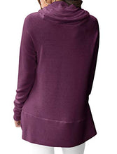 Load image into Gallery viewer, Minclouse Women's Long Sleeve Cowl Neck Sweater Pullover Turtleneck Casual Loose Sweatshirts Tunic Tops