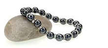 Load image into Gallery viewer, Women's Magnetic Hematite Bracelets with Shiny Rhinestones by PURPLE WHALE| Heals Arthritis and General Pain, Gemstones for Healthy Blood Circulation – Set of 2