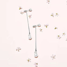 Load image into Gallery viewer, Long Vertical Pearl Drop Dangle Earrings, Freshwater Pearl Dangle Earrings for Women Girls.