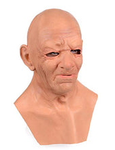 Load image into Gallery viewer, BSTANG Halloween Realistic Mask The Old Man/Young Man/Bald Head Silicone Mask Halloween Cosplay Mask Men Women Masquerade Party Mask (Bald Head)
