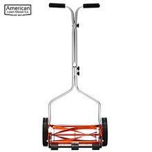 Load image into Gallery viewer, American Lawn Mower Company 1204-14 14-Inch 4-Blade Push Reel Lawn Mower, Red