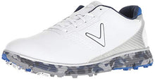 Load image into Gallery viewer, Callaway Men's Balboa TRX Golf Shoe, White/Blue, 12 M US