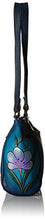 Load image into Gallery viewer, Anna by Anuschka womens Genuineleathersmall Tote Hand-painted Original Artwork Shoulder Handbag, Denim Paisley Floral, One Size US