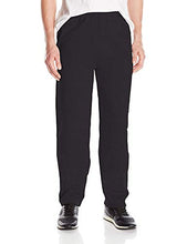 Load image into Gallery viewer, Hanes Men's EcoSmart Open Leg Pant with Pockets, black, S