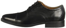 Load image into Gallery viewer, Clarks Men's Whiddon Cap Oxford, Black Leather, 9
