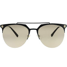 Load image into Gallery viewer, Versace Mens Sunglasses Black Matte/Gold Metal - Non-Polarized - 57mm