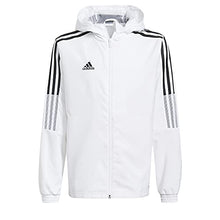 Load image into Gallery viewer, adidas unisex-child Tiro 21 Windbreaker White Large