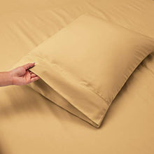 Load image into Gallery viewer, Nestl Full XL Sheets Set - 4 Piece Bed Sheets for Full XL Size Bed, Double Brushed Full XL Size Sheets, Hotel Luxury Taupe Sheets, Extra Soft Bedding Sheets & Pillowcases