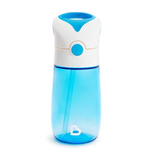 Load image into Gallery viewer, Munchkin Flip and Go Tritan Straw Cup, 12 Ounce, Blue