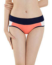 Load image into Gallery viewer, INNERSY Teen Girls Underwear Cotton Stretch Briefs Comfy Mid Rise Panties 6 Pack (12-14 Years, Bright Colors)
