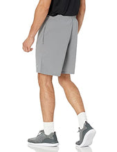 Load image into Gallery viewer, Amazon Essentials Men’s 2-Pack Loose-Fit Performance Shorts, Black/Medium Grey, Medium
