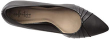 Load image into Gallery viewer, Clarks womens Linvale Crown Pump, Black Leather, 7.5 US