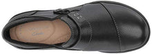 Load image into Gallery viewer, Clarks Women's Cheyn Onyx Loafer Flat, Black Tumbled Leather, 6