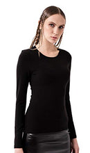 Load image into Gallery viewer, KIKI RIKI Wide Neck Long Sleeve Cotton Shell Style 14653 Ivory M