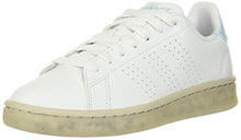 Load image into Gallery viewer, adidas Women's Advantage Eco Sneaker, White/White/Hazy Sky, 8