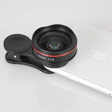 Load image into Gallery viewer, Cell Phone Camera Lens, 5K HD Non-Distortion SLR, 15x Macro and 18mm Wide Angle Lens, 50 Layers of Anti-Reflection Green Film, Macro Phone Camera Lens for iPhone 8 7 6s 11 Plus 5s Samsung Android