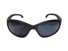 Load image into Gallery viewer, Edge TSM21-G15-7 Dakura Polarized Wrap-Around Safety Glasses, Anti-Scratch, Non-Slip, UV 400, Military Grade, ANSI/ISEA & MCEPS Compliant, 5.04" Wide, Matte Black Frame / G-15 Silver Mirror Lens