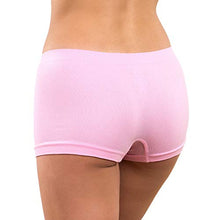 Load image into Gallery viewer, Alyce Intimates Pack of 7 Seamless No Show Womens Boyshort Hipster Panty, Standard & Plus Sizes Grays