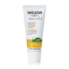Load image into Gallery viewer, Weleda Oral Care Childrens Tooth Gel, 1.7 Fluid Ounce, Fluoride Free, Spearmint Flavor, Plant Rich Toothpaste with Calendula, Silica and Fennel