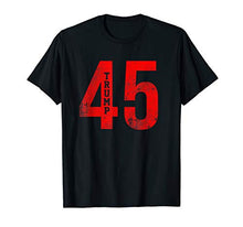 Load image into Gallery viewer, Donald Trump 45 Football Jersey Pro Trump T-shirt Gift