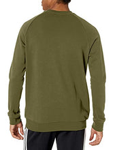 Load image into Gallery viewer, adidas Originals Men's Adicolor Trefoil Crew Neck, Focus Olive/White, X-Large
