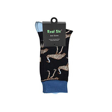 Load image into Gallery viewer, Real Sic Casual Designer Socks for Men and Women - Exotic Animal Series - Breathable and Lightwear Cotton (Emu)