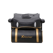 Load image into Gallery viewer, X Rocker 24K 2.1 BT Floor Rocker Gaming Chair, 36.2" x 20.8" x 31.5", Black/Gold