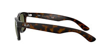 Load image into Gallery viewer, Ray-Ban RB2132 New Wayfarer Square Sunglasses, Tortoise/G-15 Green, 52 mm