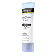 Load image into Gallery viewer, Neutrogena Ultra Sheer Dry-Touch Water Resistant and Non-Greasy Sunscreen Lotion with Broad Spectrum SPF 100+, 3 Fl Oz (Pack of 1)