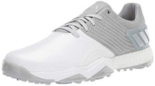 Load image into Gallery viewer, adidas Men's Adipower 4ORGED Golf Shoe, Clear Onix/Matte Silver/FTWR White, 13 M US