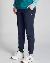 Load image into Gallery viewer, Champion Women's Powerblend Jogger, Athletic Navy Graphic, Medium