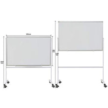 Load image into Gallery viewer, ShowMaven 36x24 Inch Mobile Whiteboard Freestanding, Double-Side Magnetic Dry Erase Board Stand, Rolling Chalkboard, 4 Wheels with Brakes, Portable Free Markers/Magnets/Eraser