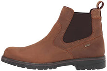 Load image into Gallery viewer, Clarks Men's Morris Up Waterproof Chelsea Boot, Dark Tan Leather, 10.5 Wide