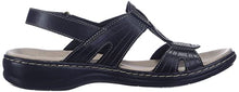 Load image into Gallery viewer, Clarks Women's Leisa Vine Platform, Black Leather, 7 Medium US