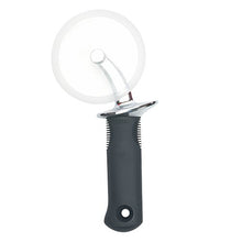 Load image into Gallery viewer, OXO 1065872 Good Grips 4-inch Pizza Wheel and Cutter for Non-Stick Pans,Clear/Black