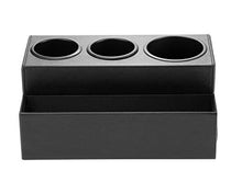 Load image into Gallery viewer, JackCubeDesign Hair Dryer Holder Hair Styling Product Care Tool Organizer Bath Supplies Accessories Tray Stand Storage Bathroom Vanity Countertop with 3 Holes(Black) – :MK154C