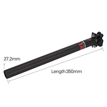 Load image into Gallery viewer, FOMTOR Bicycle Seatpost 27.2 350mm Length Adjustable Seatpost Mountain Bike Seat Post for MTB Road Bike BMX