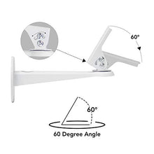 Load image into Gallery viewer, Mini Projector Wall Mount/Projector Hanger/CCTV Security Camera Housing Mounting Bracket(White) - for CCTV/Camera/Projector/Webcam - with Load 11 lbs Length 7.8 inch - Rotation 360° White