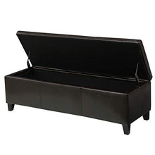 Load image into Gallery viewer, Christopher Knight Home Glouster PU Storage Ottoman, Brown