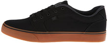 Load image into Gallery viewer, DC Men's Anvil Casual Skate Shoe, Black/Gum, 11 D M US