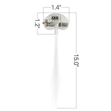 Load image into Gallery viewer, Topist LED Lights Hair, Light-Up Fiber Optic LED Hair Barrettes Party Favors for Party, Bar Dancing Hairpin, Hair Clip, Multicolor Flash Barrettes Clip Braid, 12 Pack