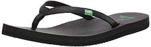 Load image into Gallery viewer, Sanuk Women's Yoga Joy Flip Flop,Black,8 M US