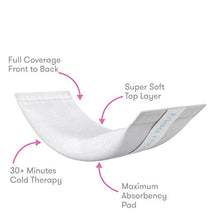 Load image into Gallery viewer, Frida Mom 2-in-1 Postpartum Absorbent Postpartum Perineal Ice Maxi Pads | Instant Cold Therapy Packs and Absorbent Maternity Pad in One Ready-to-use Padsicle for After Birth