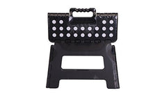 Load image into Gallery viewer, Utopia Home Foldable Step Stool for Kids - 11 Inches Wide and 8 Inches Tall - Holds Up to 300 lbs - Lightweight Plastic Folding Step Stool for Kids, Kitchen, Bathroom & Living Room (Black, 1)