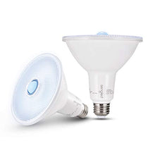 Load image into Gallery viewer, Sengled Motion Sensor Flood Lights Outdoor Dusk to Dawn Security Light Bulbs, E26 PAR38 Motion Activated 5000K Daylight, 1050LM, Waterproof LED Light Bulbs for Porch, Driveways, 2 Pack 4rd Gen