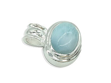 Load image into Gallery viewer, AZIEL Larimar Gemstones with 925 Sterling Silver Pendant Hand Made for Women