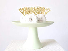Load image into Gallery viewer, Diamond Ring Cupcake Toppers, Gold Glitter Cupcake Toppers, Bridal Shower Decorations