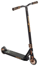 Load image into Gallery viewer, Mongoose Rise 110 Expert Youth and Adult Freestyle Kick Scooter, High Impact 110mm Wheels, Bike-Style Grips, Lightweight Alloy Deck, Black/Tan