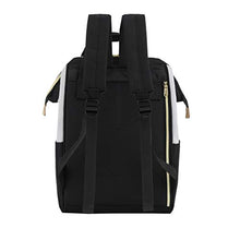 Load image into Gallery viewer, Himawari Laptop Backpack Travel Backpack With USB Charging Port Large Diaper Bag Doctor Bag School Backpack for Women&Men(9001-Gray&Black)