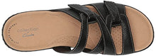 Load image into Gallery viewer, Clarks Women's Merliah Karli Sandal, Black Leather, 8